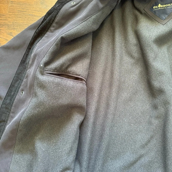 Outdoors Roundtree & Yorke Corduroy Heavy Duty Men’s Grey Jacket Size Large - Picture 9 of 12